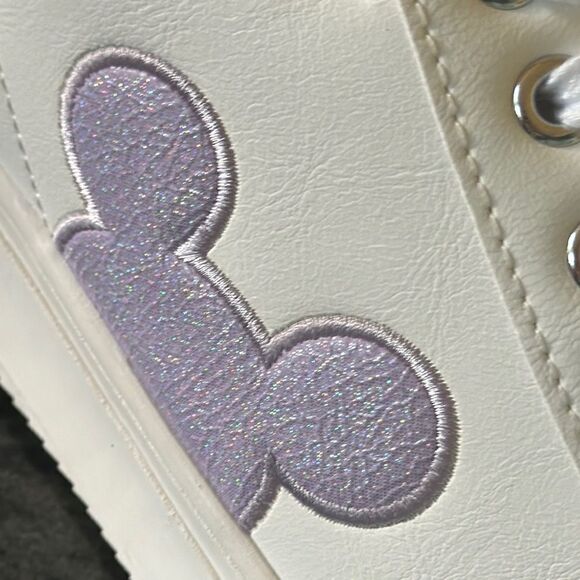 Disney White and Purple Sneakers Mickey logo - Picture 8 of 10